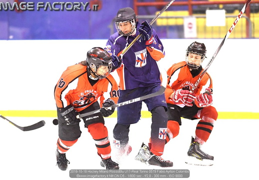 2018-10-18 Hockey Milano RossoBlu U17-Real Torino (2-8)